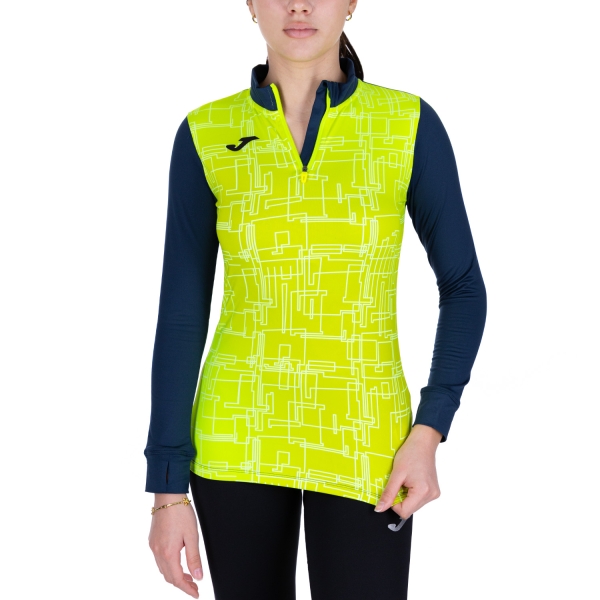 Women's Running Shirt Joma Joma Elite VIII Shirt  Royal/Fluor Yellow  Royal/Fluor Yellow 