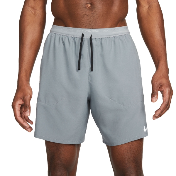 Pantalone cortos Running Hombre Nike DriFIT Stride 2 in 1 7in Shorts  Smoke Grey/Reflective Silver DM4759084