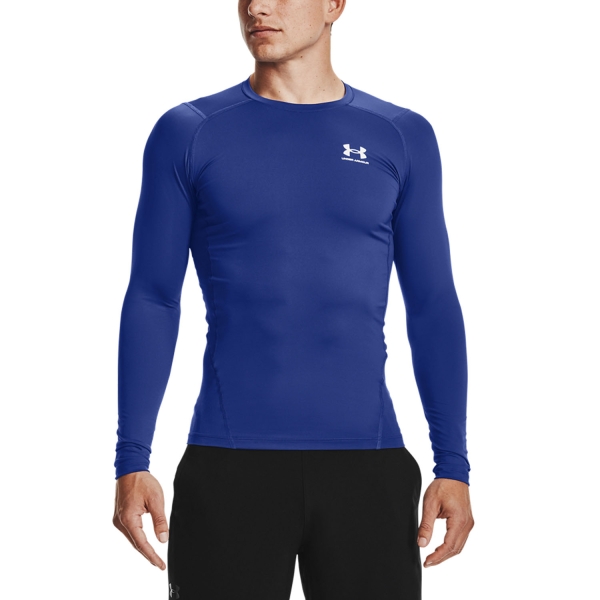 Camisa Intima Hombre Under Armour HeatGear Compression Camisa  Royal/White 13615240400