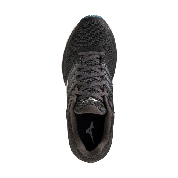 zij is Begrip Laboratorium Mizuno Paradox 5 Men's Running Shoes - Black Oyster/Nimbus Cloud