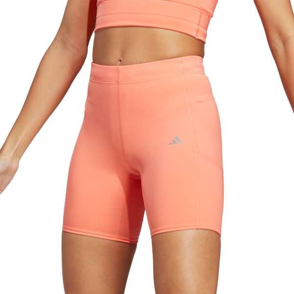 Pantalones cortos Running Mujer adidas adidas Fast HEAT.RDY 8in Shorts  Coral Fusion  Coral Fusion 