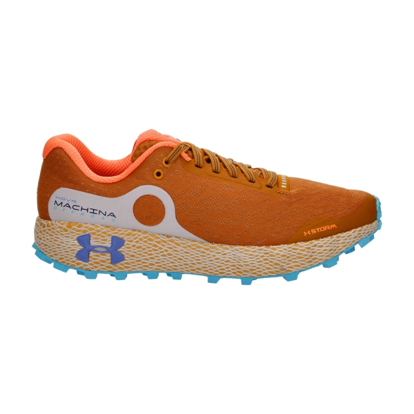 Men's Trail Running Shoes Under Armour Under Armour Hovr Machina Off Road  Honey Orange/Blue Surf  Honey Orange/Blue Surf 