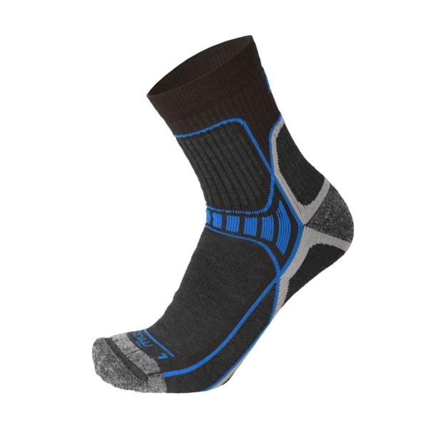 Running Socks Mico XPerformance Coolmax Light Weight Socks  Antracite/Cobalto CA 3071 386