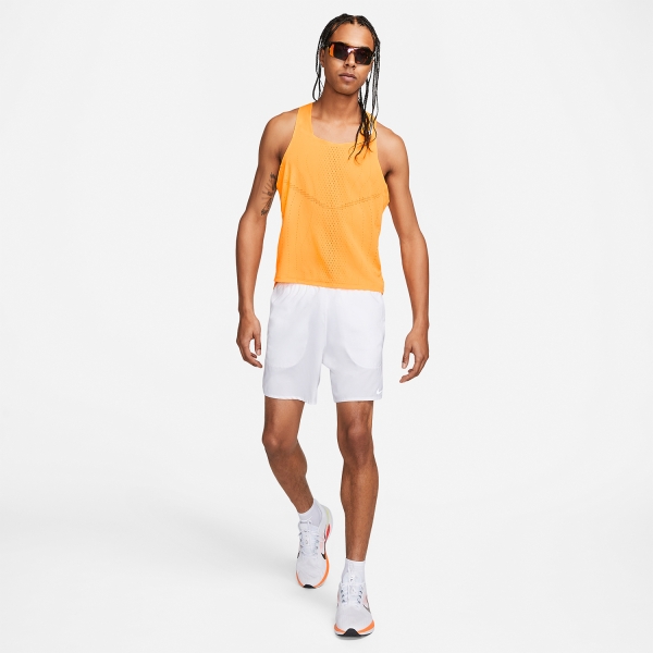 Simular cobre Noveno Nike Dri-FIT ADV AeroSwift Top de Running Hombre - Laser Orange