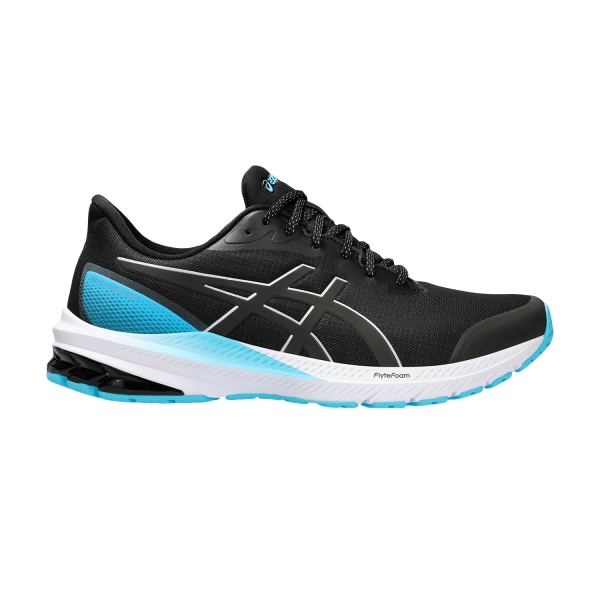 Men's Structured Running Shoes Asics Asics GT 1000 12 Lite Show  Black/Pure Silver  Black/Pure Silver 