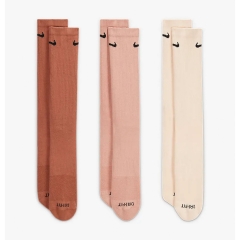 Nike Everyday Plus Cushioned x 3 Calze - Pink/Black