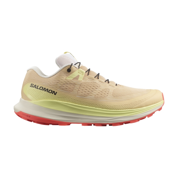 Women's Trail Running Shoes Salomon Ultra Glide 2  Golden Straw/Charlock/Fiery Coral L47286200