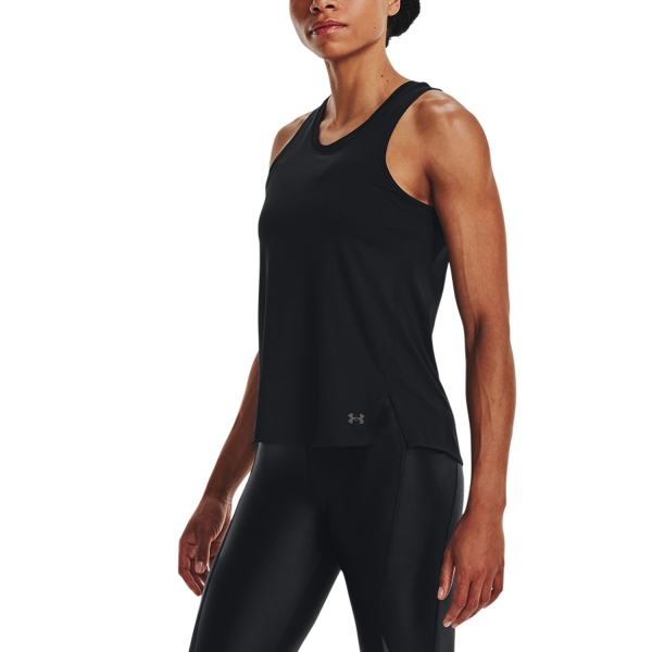 Top Running Mujer Under Armour Under Armour IsoChill Laser Top  Black/Reflective  Black/Reflective 