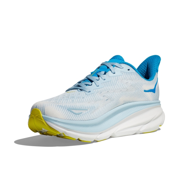 Hoka One One Clifton 9 Wide Men's Running Shoes - Ice Water