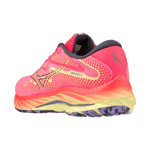 Mizuno Wave Rider 27 Women's Running Shoes - High Vis Pink