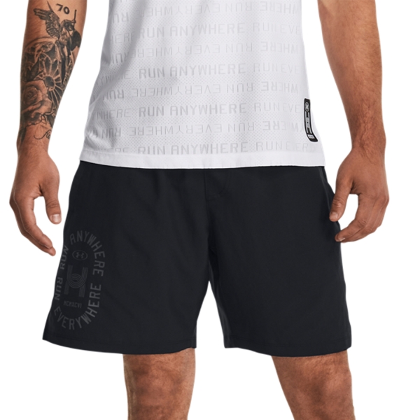 Pantalone cortos Running Hombre Under Armour Under Armour Run Everywhere 2 in 1 7in Shorts  Black  Black 