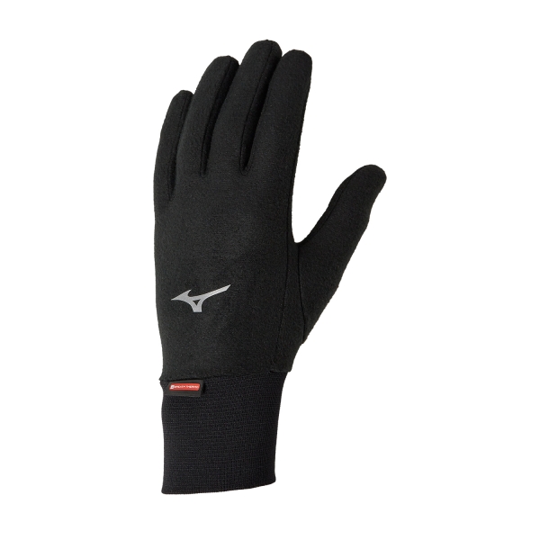 Running gloves Mizuno Mizuno BT Mid Weight  Gloves  Black  Black 