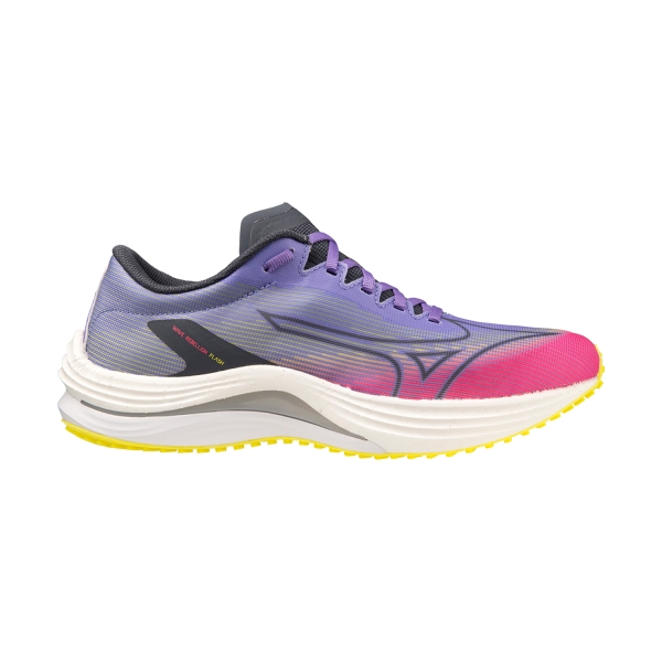 Women's Performance Running Shoes Mizuno Mizuno Wave Rebellion Flash  High/Vis Pink/Ombre Blue/Purple Punch  High/Vis Pink/Ombre Blue/Purple Punch 