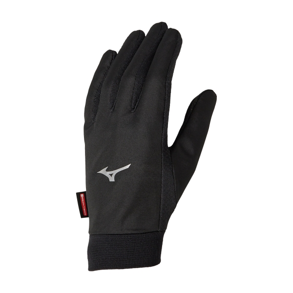 Running gloves Mizuno Mizuno Wind Guard Gloves  Black  Black 