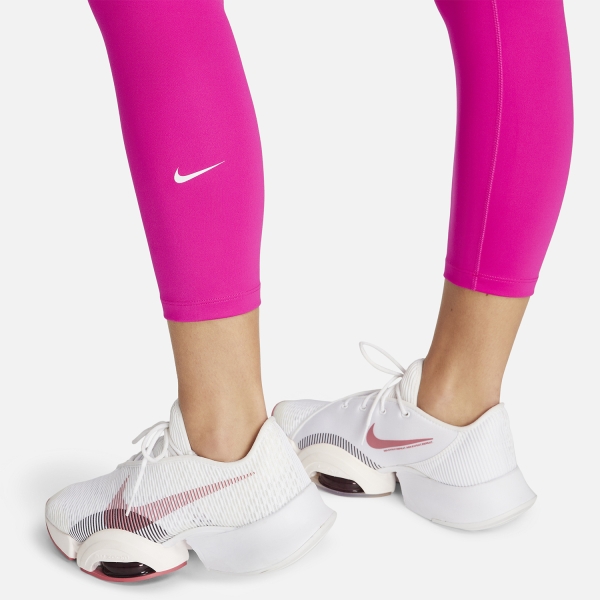 Nike One 7/8 Women's Training Tights - Fireberry/White