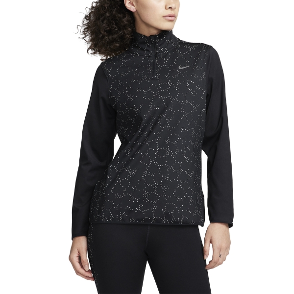 Camisa Running Mujer Nike Nike Swift Element Camisa  Black/Reflective Silver  Black/Reflective Silver 