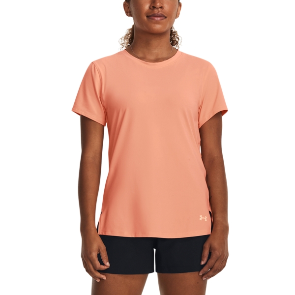 Women's Running T-Shirts Under Armour IsoChill Laser TShirt  Bubble Peach/Reflective 13768190963