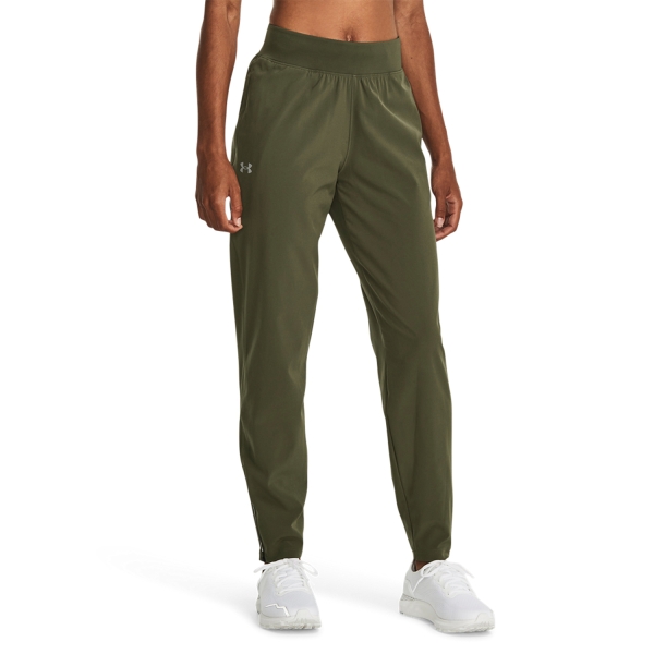 Women's Running Tights Under Armour Under Armour Outrun The Storm Pants  Marine Od Green/Black  Marine Od Green/Black 