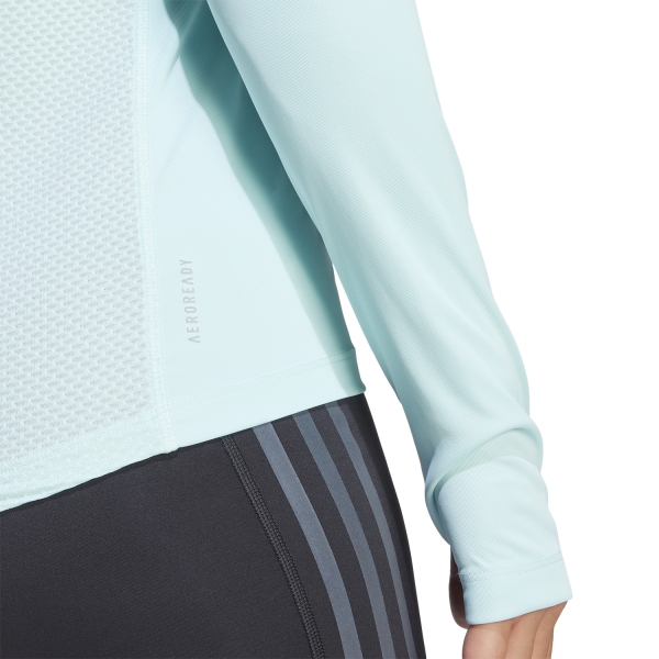 adidas Own The Run Womens Running Shirt - Semi Flash Aqua