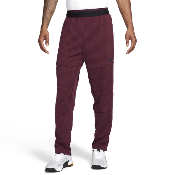 Men's Training Tights and Pants Nike Nike DriFIT Pro Pants  Night Maroon/Black  Night Maroon/Black 