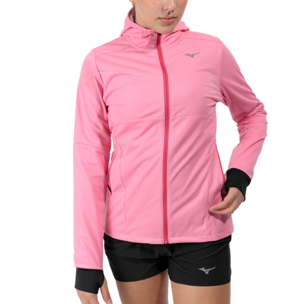 Women's Running Jacket Mizuno Mizuno Thermal Charge BT Jacket  Sachet Pink  Sachet Pink 