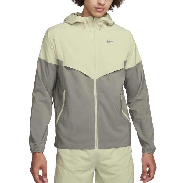 Men's Running Jacket Nike Light Windrunner Jacket  Olive Aura/Dark Stucco/Reflective Silver FB7540371