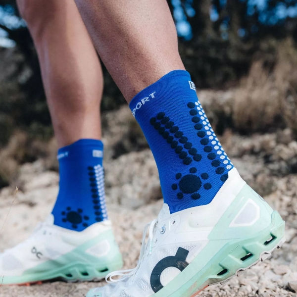 Compressport Pro Racing V4.0 Trail Socks - Dazz Blue/Blues