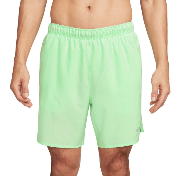 Men's Running Shorts Nike Challenger Logo 7in Shorts  Vapor Green/Reflective Silver DV9359376