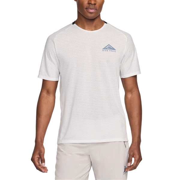 Men's Running T-Shirt Nike DriFIT Solar Chase TShirt  Summit White/Black DV9305121