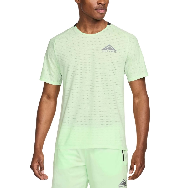 Camisetas Running Hombre Nike DriFIT Solar Chase Camiseta  Vapor Green/Black DV9305376