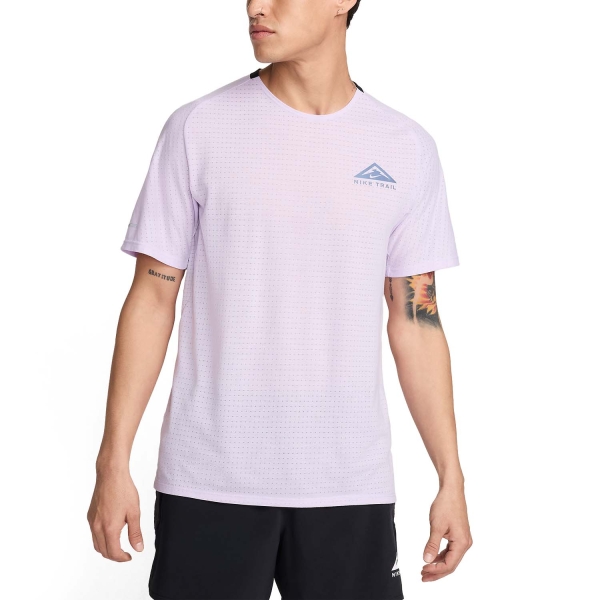 Camisetas Running Hombre Nike DriFIT Solar Chase Camiseta  Violet Mist/Black DV9305511