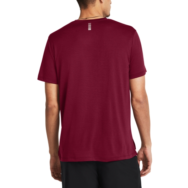 Under Armour Streaker Logo Camiseta - Cardinal/Reflective