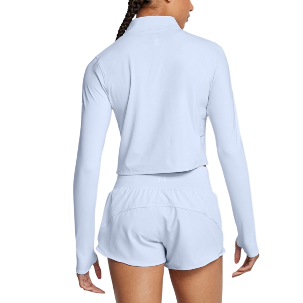 Under Armour Launch Elite Crop Maglia - Nimbus Blue