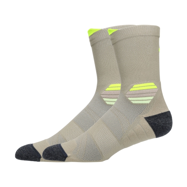 Running Socks Asics Fujitrail Socks  Pepper/Safety Yellow 3013A700750