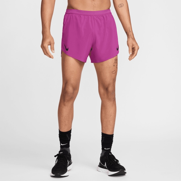 Nike Dri-FIT ADV AeroSwift 4in Pantaloncini - Hot Fuchsia/Black