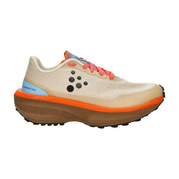 Women's Trail Running Shoes Craft Endurance Trail  Ecru/Roots 1913375ECRO