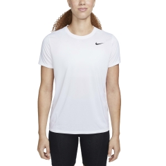 Nike Dri-FIT Swoosh Maglietta - White/Black