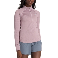 New Balance Athletics Heat Maglia - Ice Wine Heather