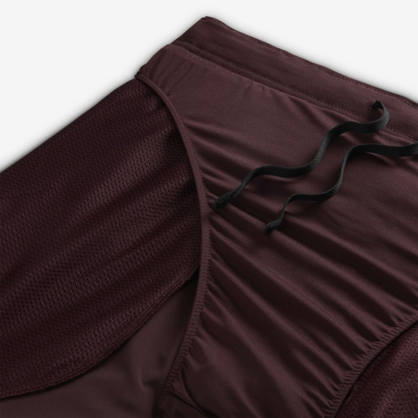 Nike Challenger Logo 7in Pantaloncini - Burgundy Crush/Reflective Silver