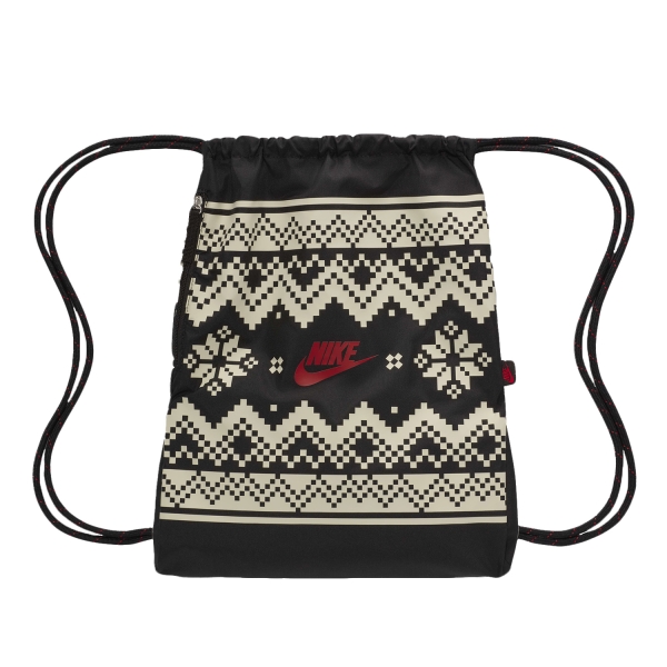 Mochila Nike Nike Heritage Graphic Bolsa Black/Coconut Milk/University Red Black/Coconut Milk/University Red