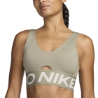 Nike Indy Plunge Sports Bra -  Light Army/Light Orewood Brown/White