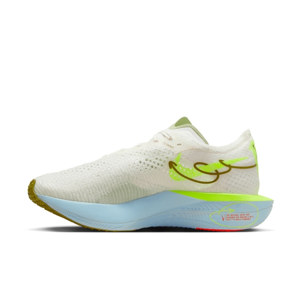 Nike ZoomX Vaporfly Next% 3 - Sail/Glacier Blue/Olive Aura/Volt