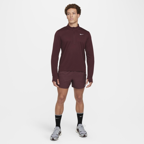 Nike Dri-FIT Pacer Maglia - Burgundy Crush/Reflective Silver