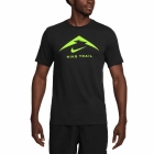 Nike Dri-FIT Trail Logo Camiseta - Black/Volt