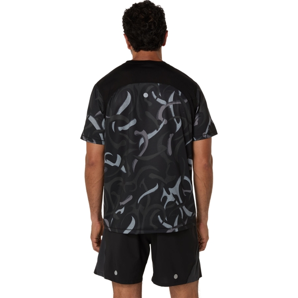 Asics Road All Over Print Camiseta - Performance Black