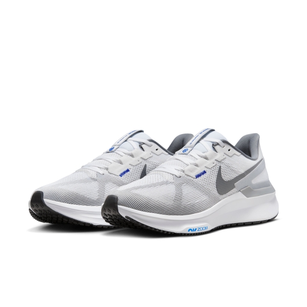 Nike Air Zoom Structure 25 - White/Smoke Grey/Game Royal/Wolf Grey