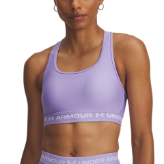 Under Armour Crossback Mid Reggiseno Sportivo - Transparent/White