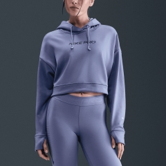 Nike Pro Therma-FIT Felpa - World Indigo/White